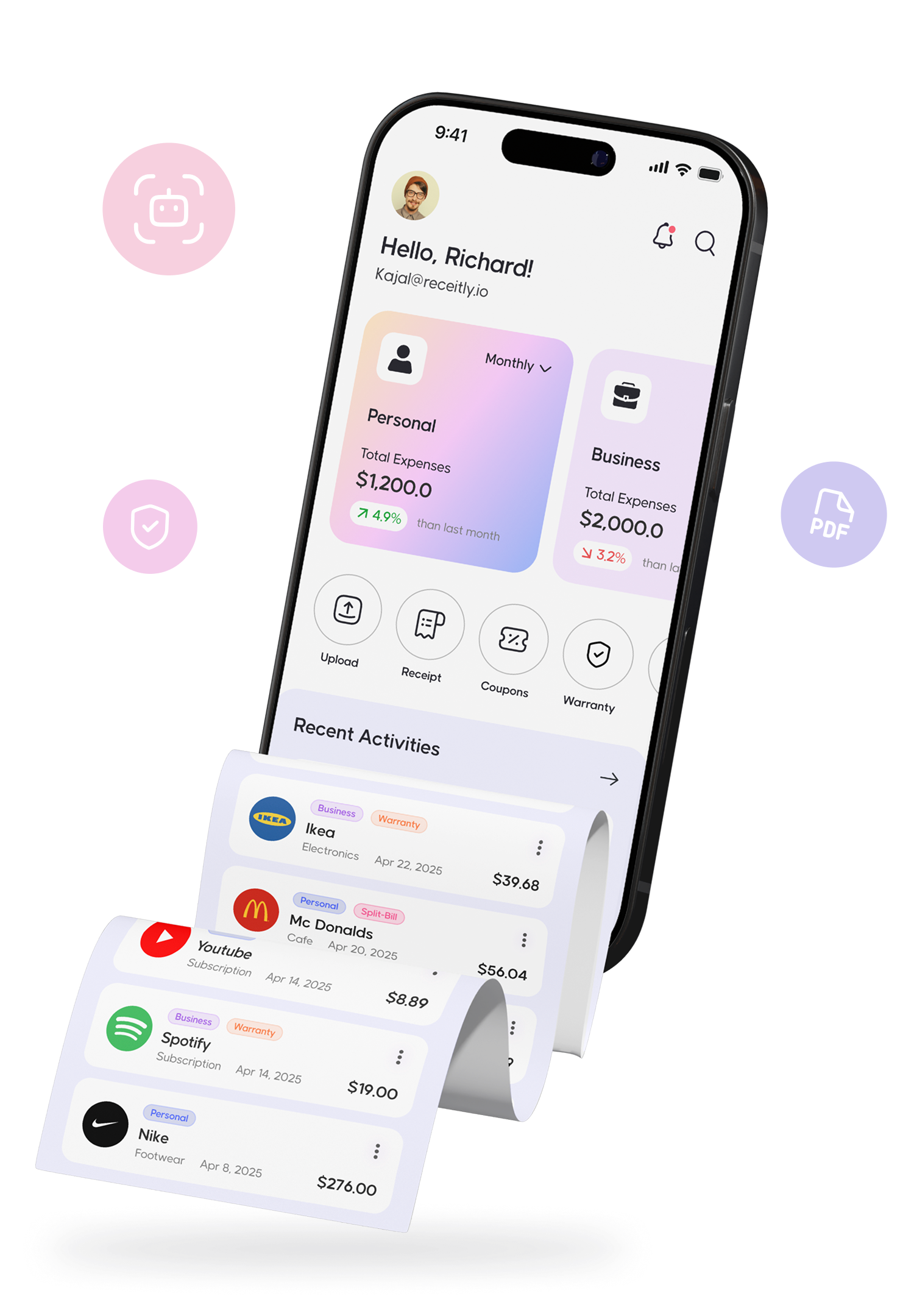 Receitly App Screenshot